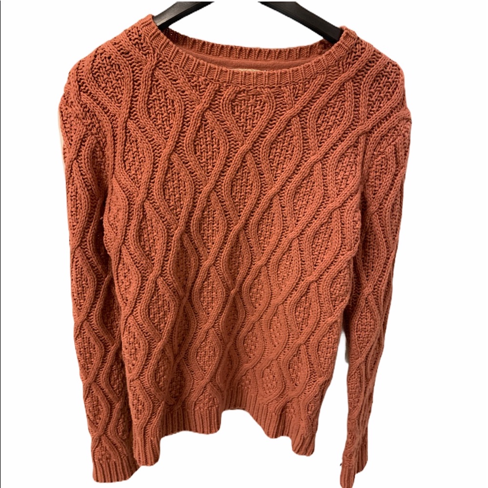 Ruby Moon *perfect for fall* burnt orange sweater